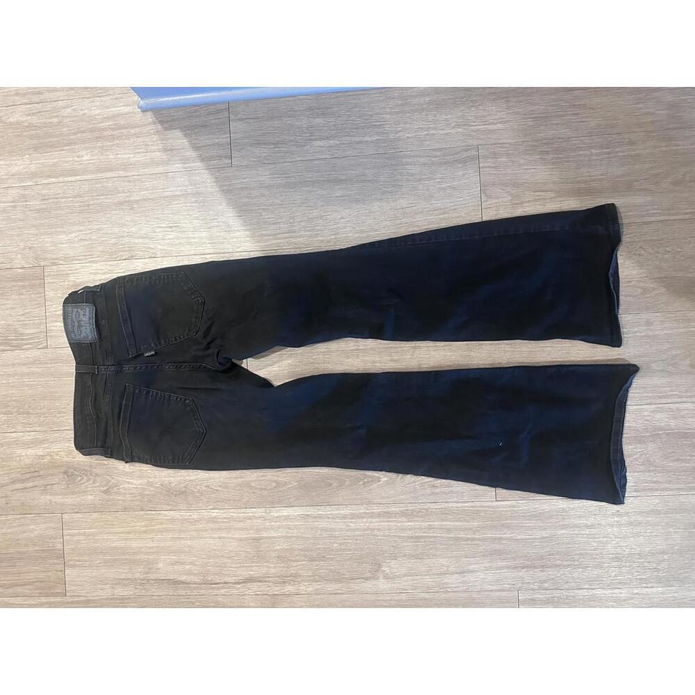 Levi's 726 Flare Black Jeans Size 24 - Picture 2 of 4